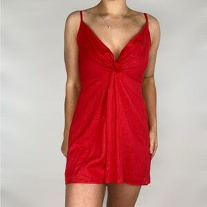 HOUSE OF HARLOW 1960 x REVOLVE Sharon Sparkle V Neck Twist Mini Dress‎